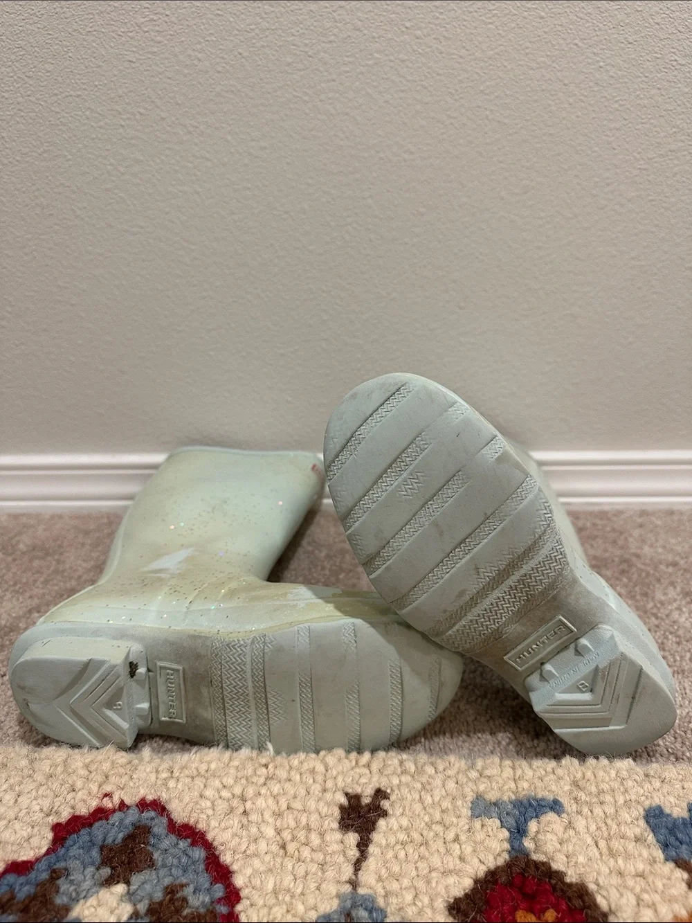 Hunter Kids Giant Glitter Boots